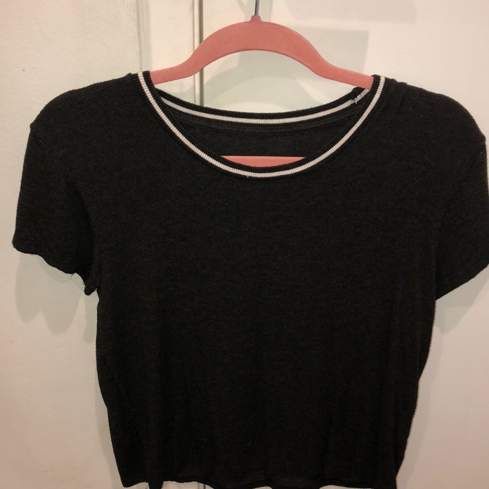 Grey and white Brandy t shirt